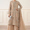 3 Piece Embroidered Chiffon Suit